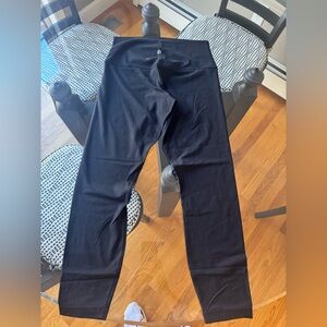 Lululemon Black Ribbed Leggings